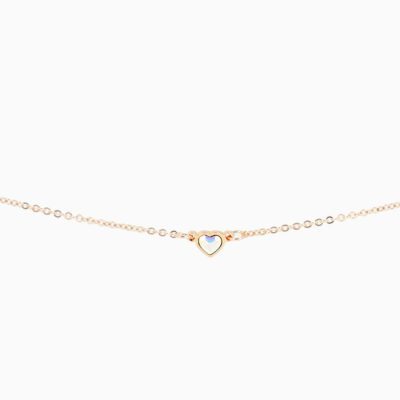 Collier Coeur - Or Rose - AB