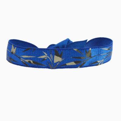 Bracelet Flex Papillon # - Bleu 84 - Or Jaune