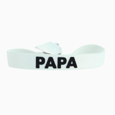 bracelet-message-papa - noir - or-jaune