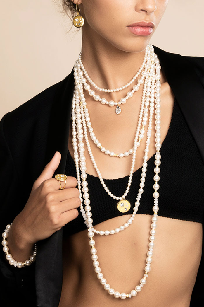 Colliers perles pour femme Les Interchangeables