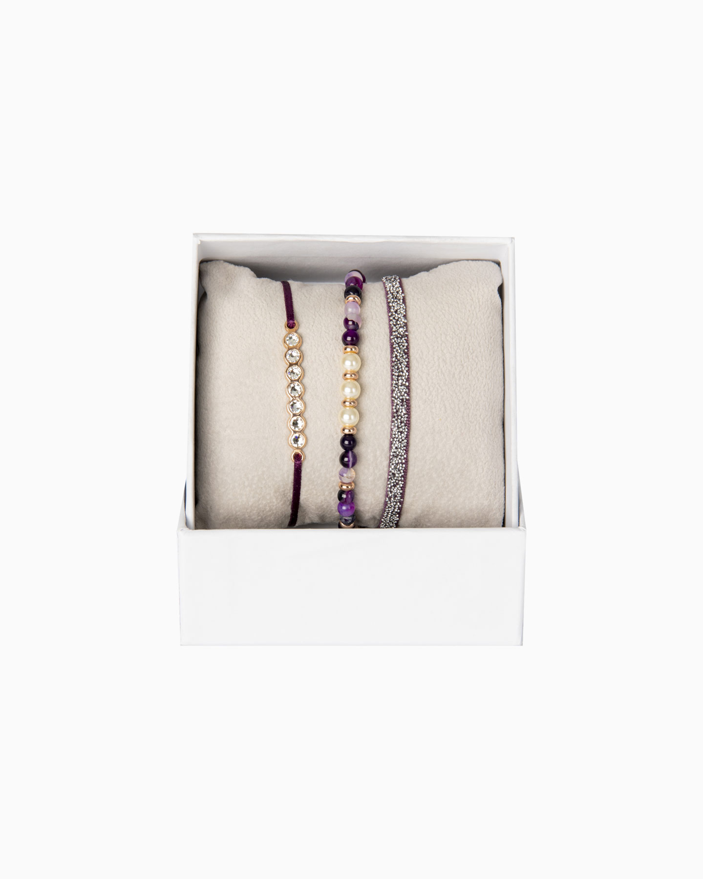 Strass Box Edition Limitée Rainbow - Violet Fonce - Or Rose
