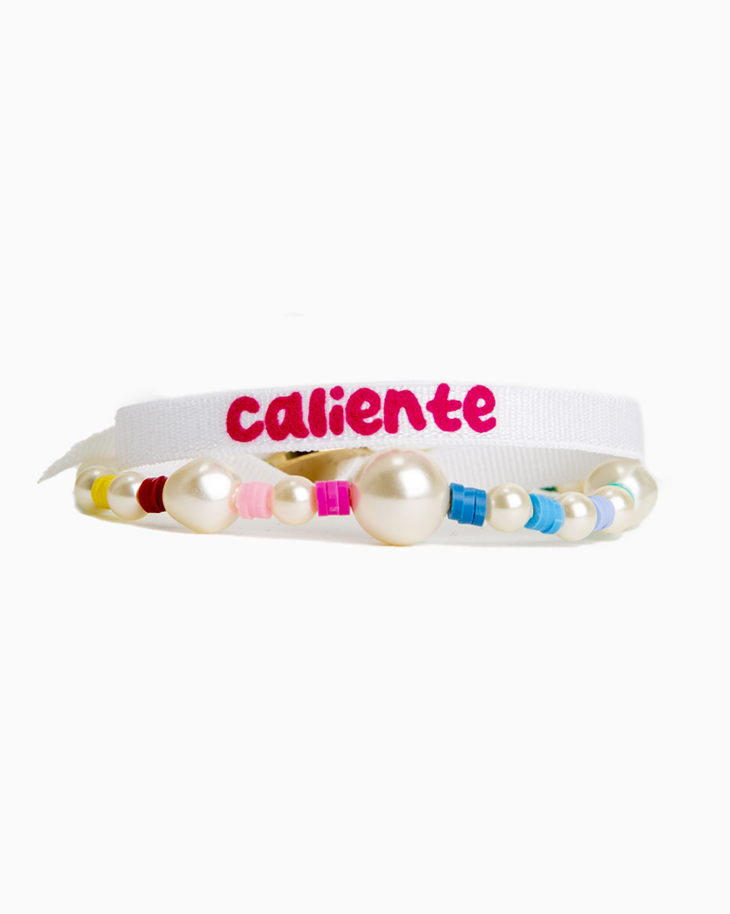 Ensemble Bracelets+Pochette Caliente - Multicolore - Or Jaune