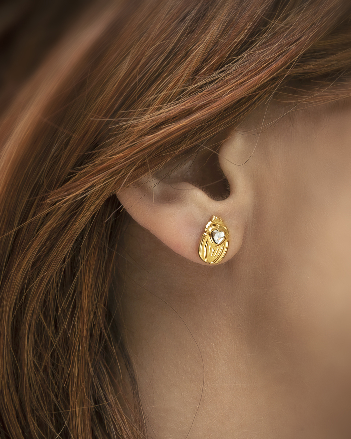 Boucles d oreilles Scarabée - Autre image 1